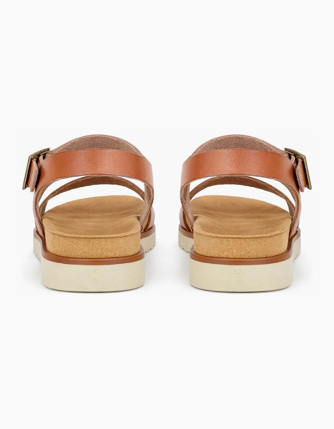 Cipriata OLVIA Womens Cross Strap Sandals Tan