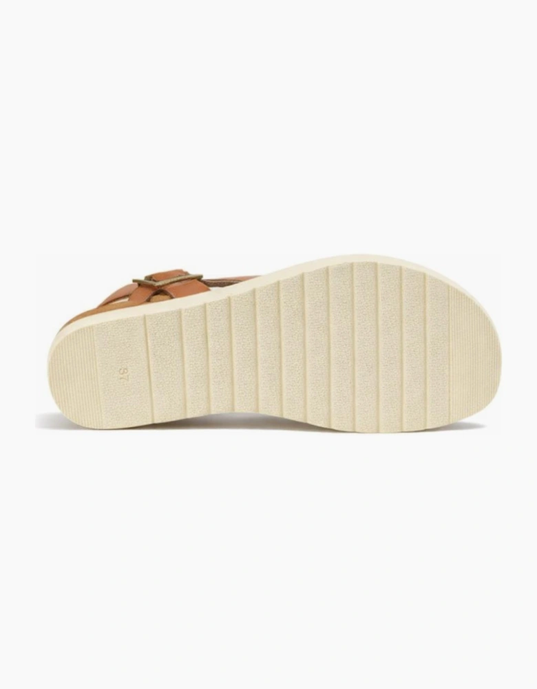 Cipriata OLVIA Womens Cross Strap Sandals Tan