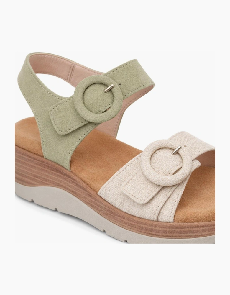 Cipriata FERA Womens Slingback Sandals Green
