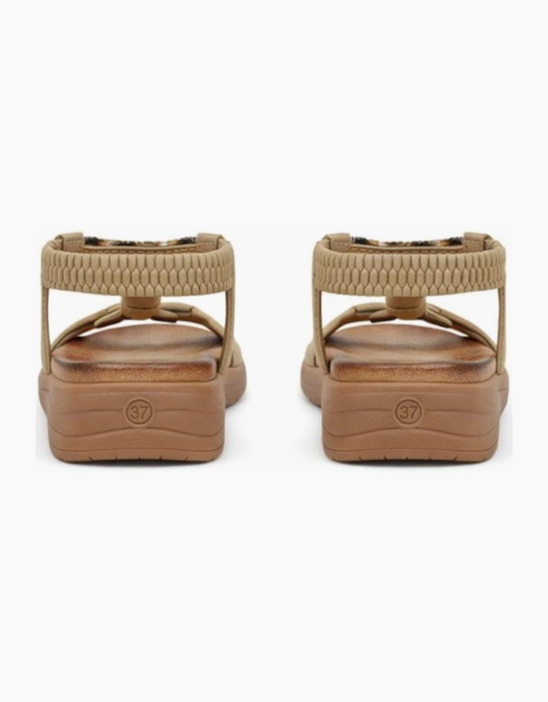 Cipriata GIOVINA Womens Slingback Sandals Beige