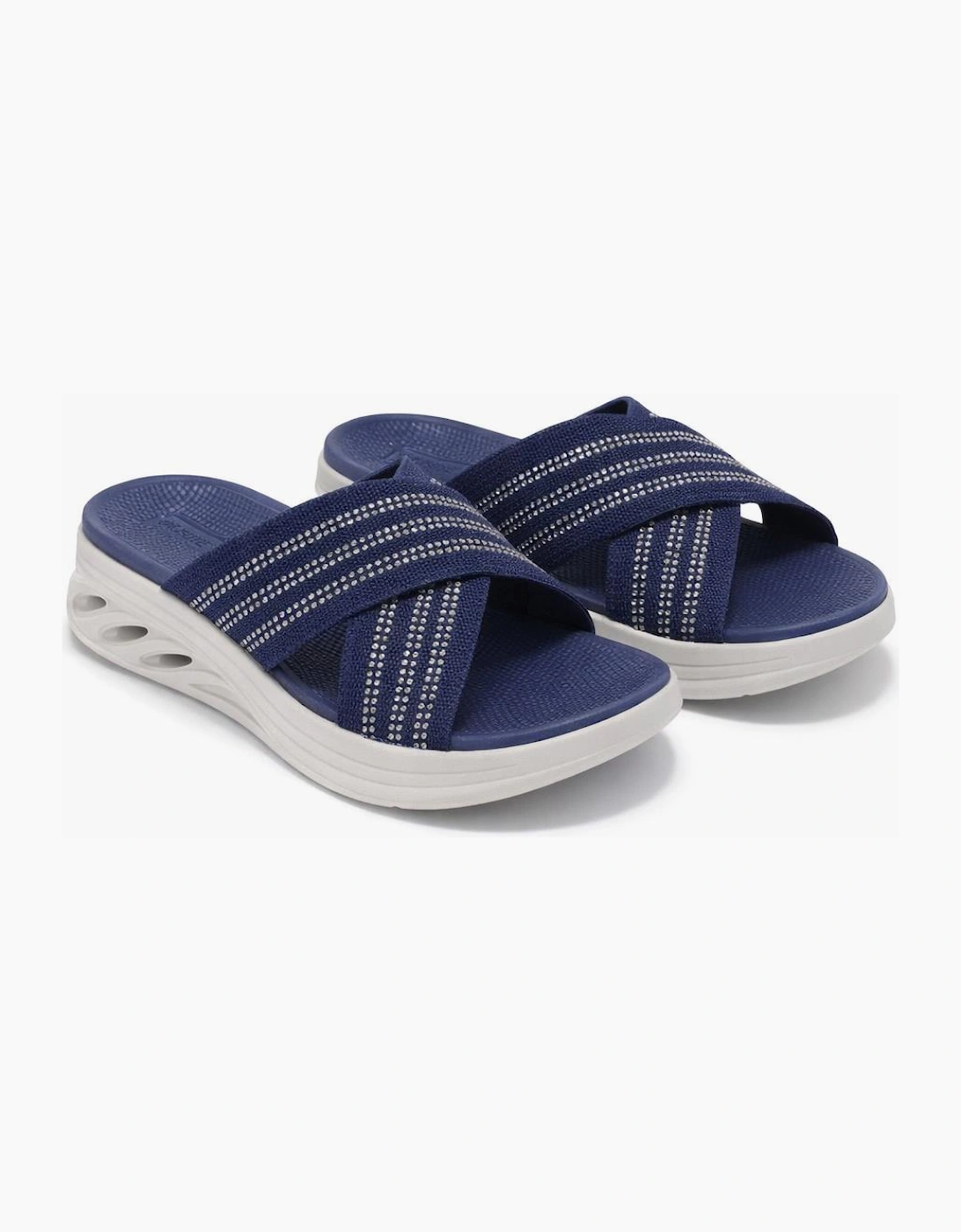 Cipriata ELINA Womens Mules Sandals Navy Blue