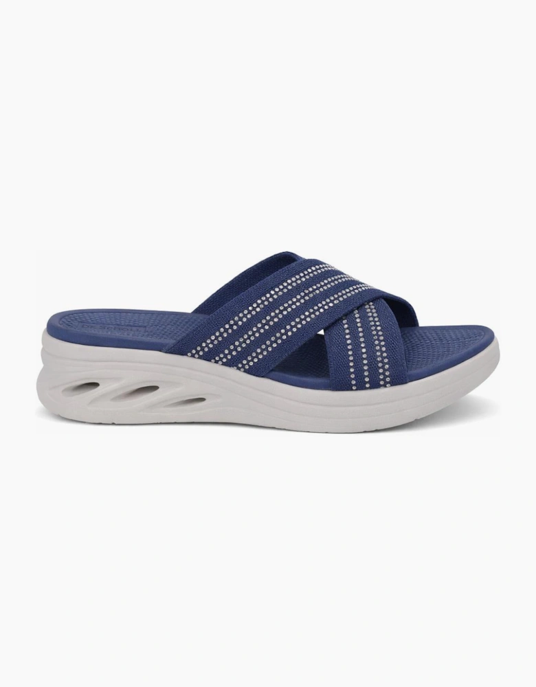 Cipriata ELINA Womens Mules Sandals Navy Blue