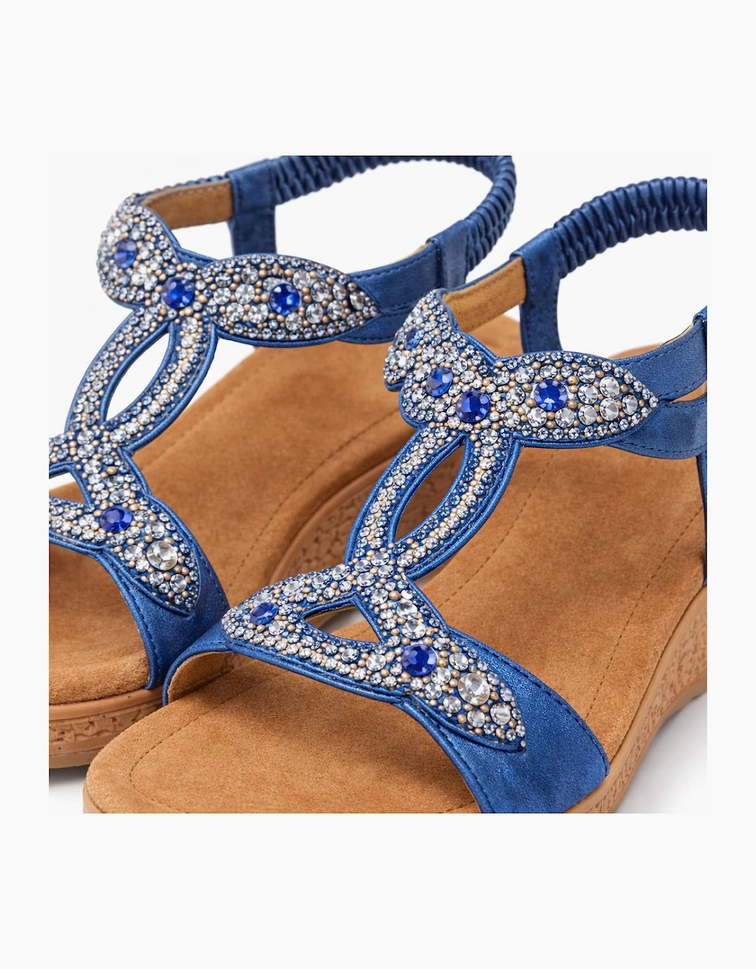 Cipriata ORA Womens Slingback Sandals Blue