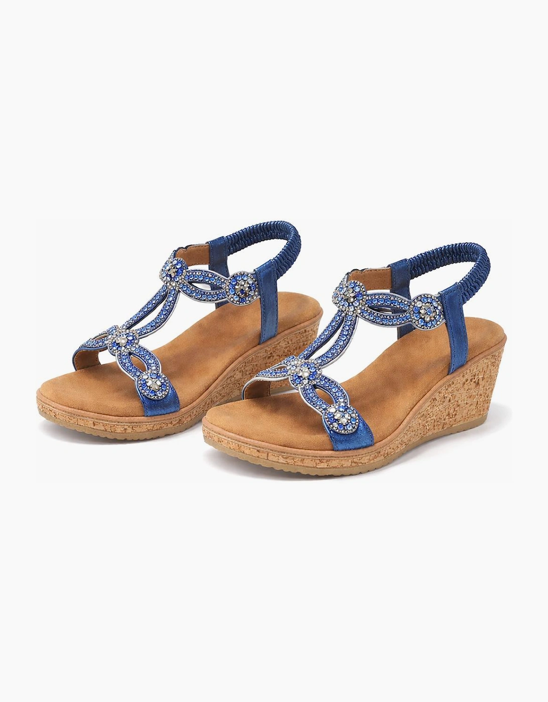 Cipriata ORA Womens Slingback Sandals Blue