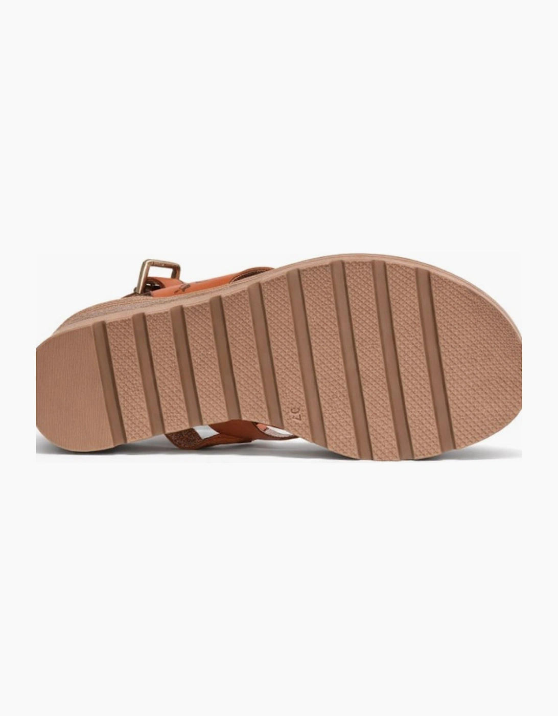 Cipriata GAVINA Womens Cross Strap Sandals Tan