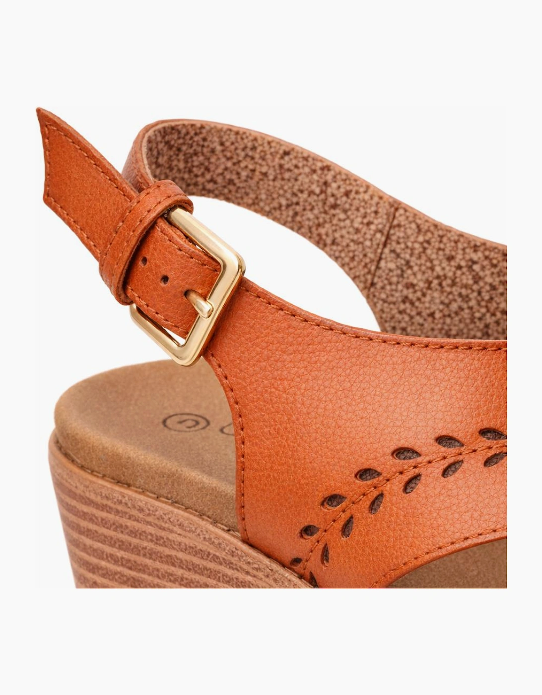 Cipriata GAVINA Womens Cross Strap Sandals Tan