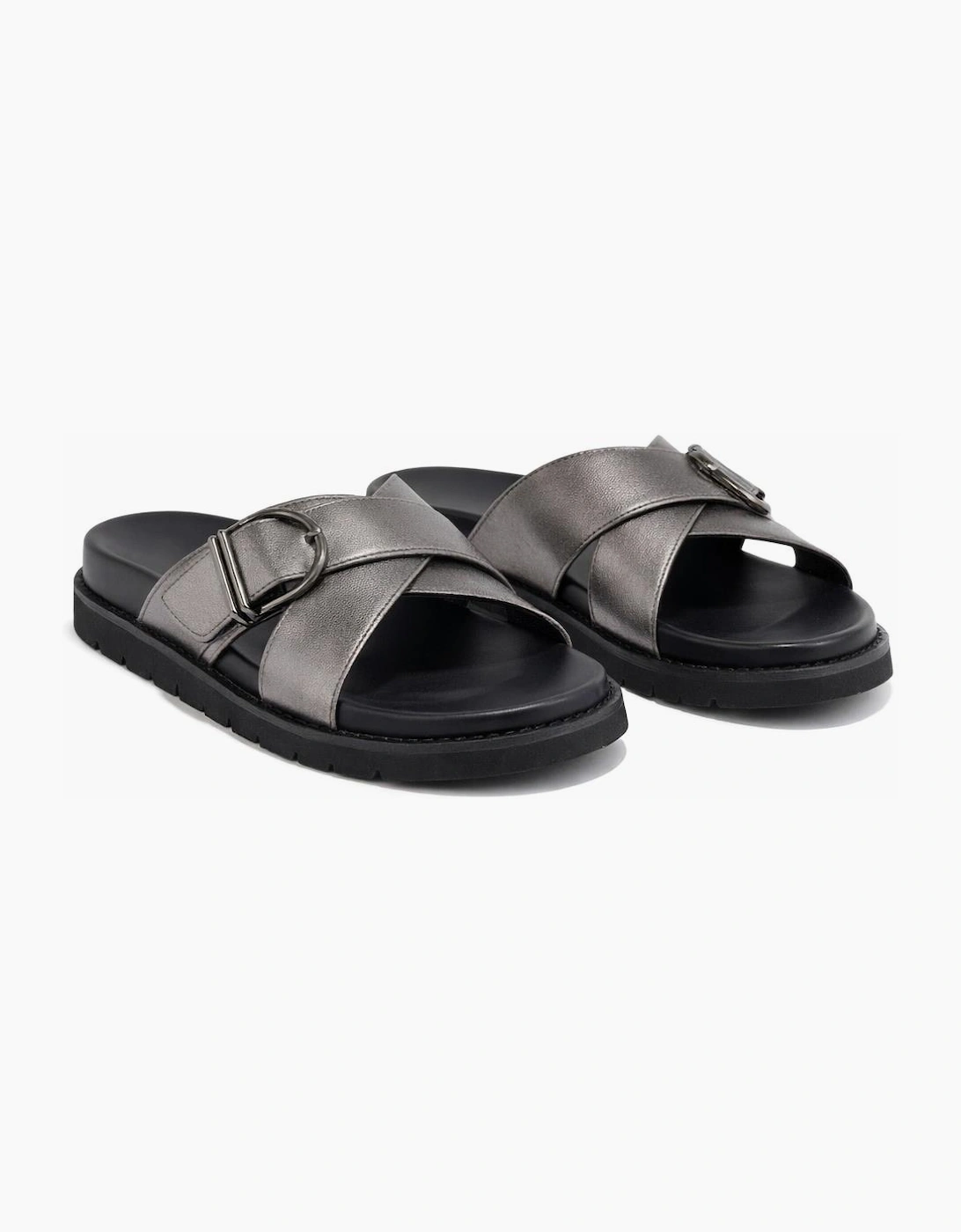 Cipriata DALIA Womens Mules Sandals Pewter