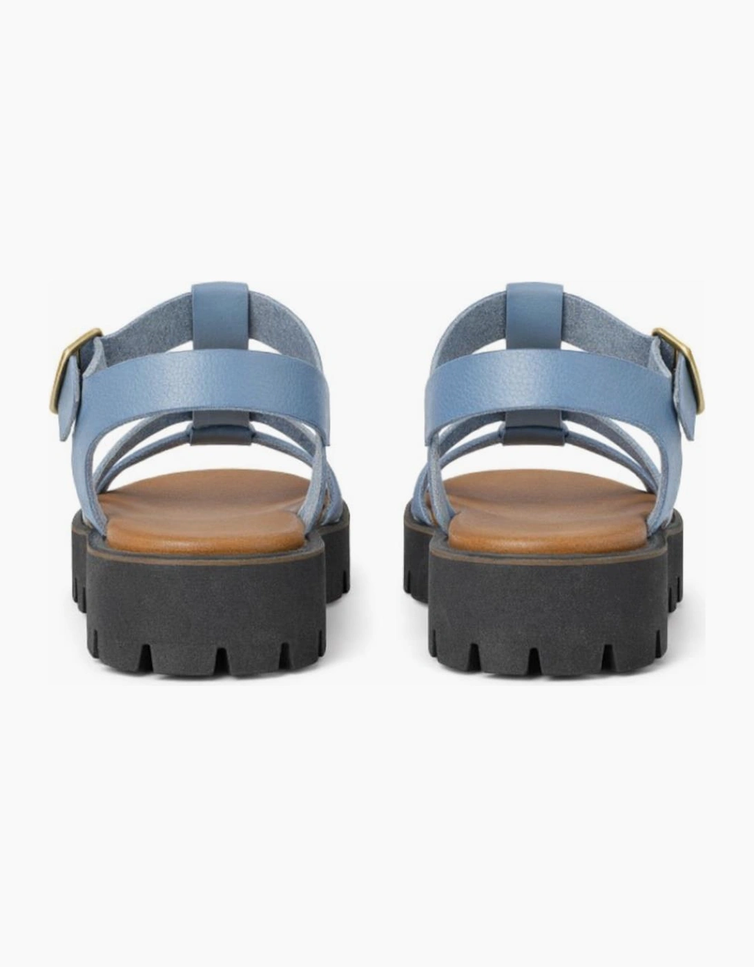 Cipriata AZIA Womens T-strap Sandals Blue