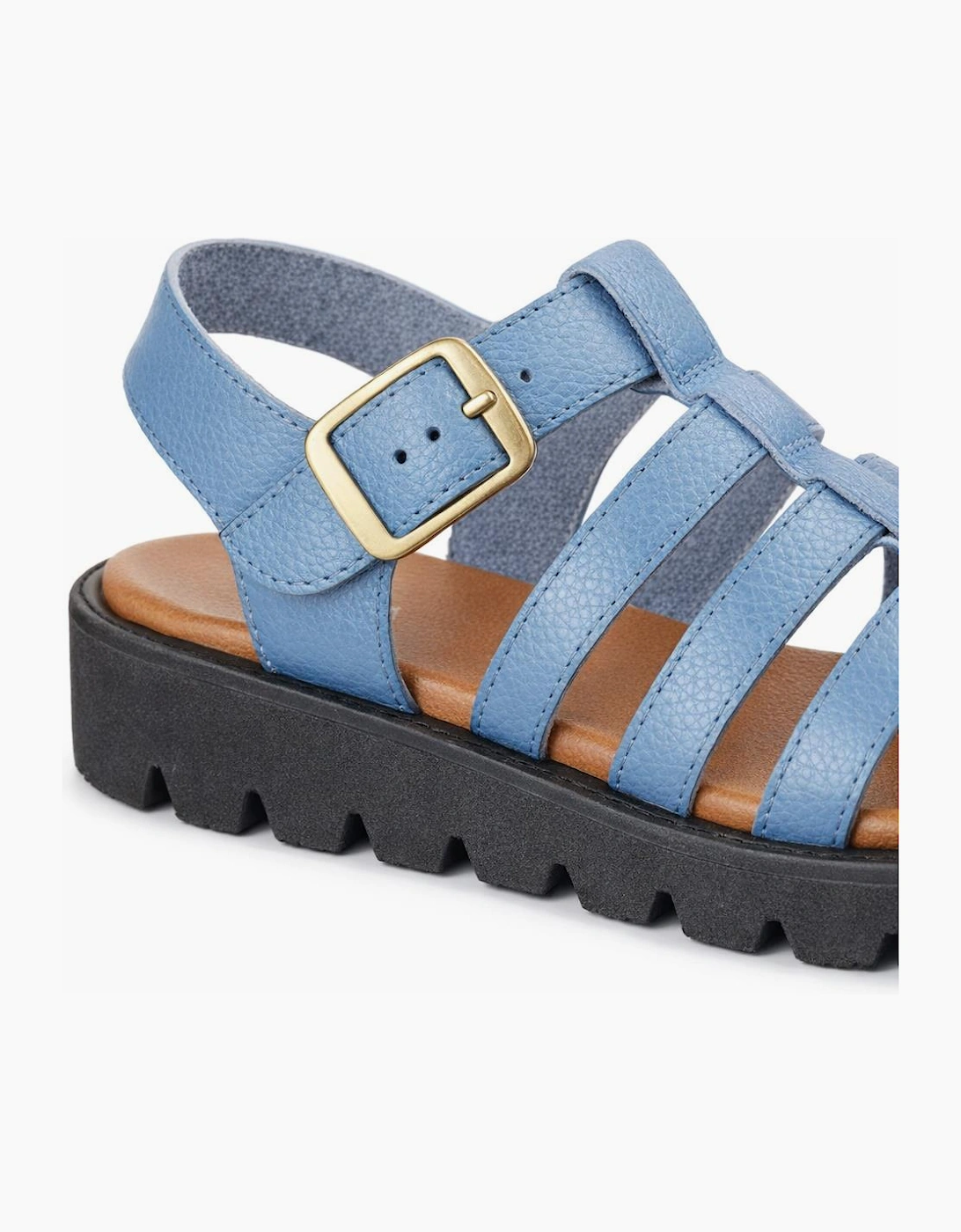 Cipriata AZIA Womens T-strap Sandals Blue
