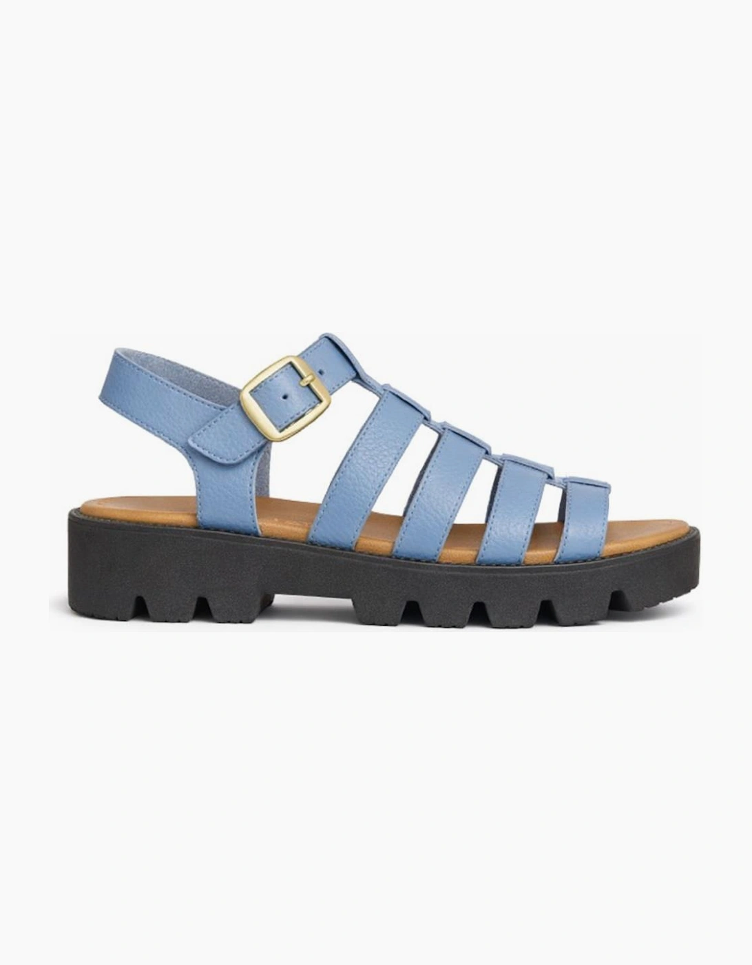 Cipriata AZIA Womens T-strap Sandals Blue, 7 of 6