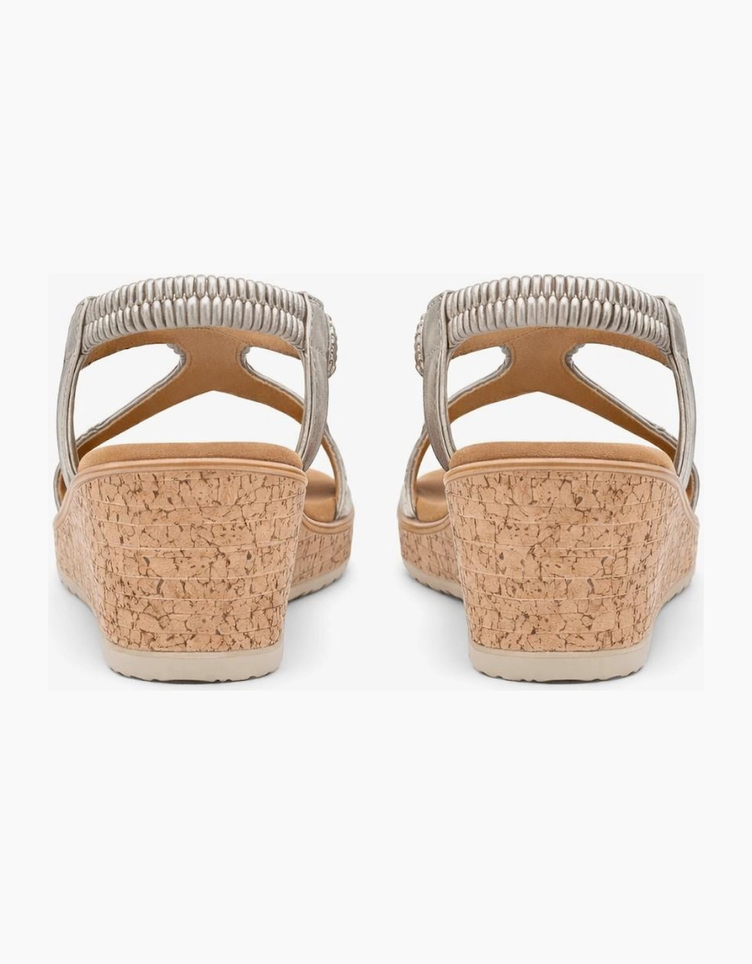 Cipriata ORA Womens Slingback Sandals Pewter