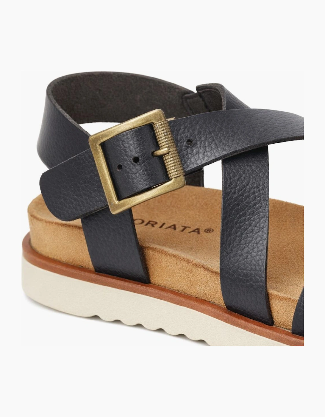 Cipriata OLVIA Womens Cross Strap Sandals Black