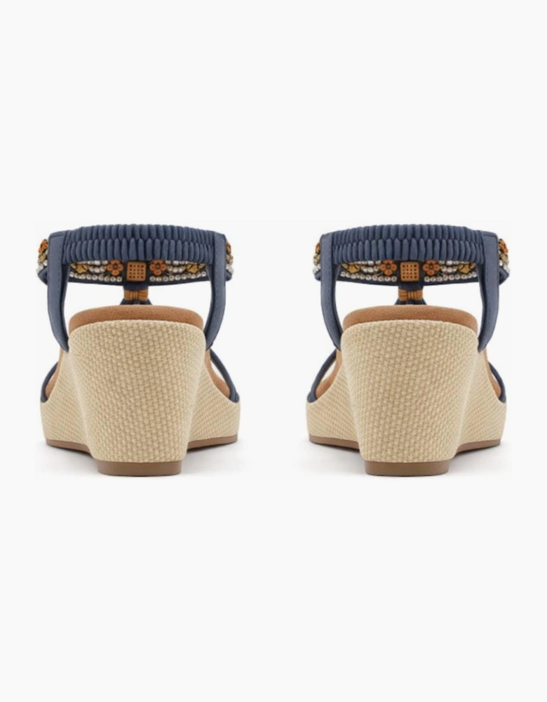 Cipriata GIOELA Womens Slingback Sandals Navy