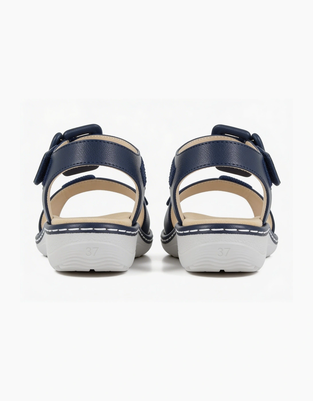 Cipriata CIRETTA Womens Cross Strap Sandals Navy