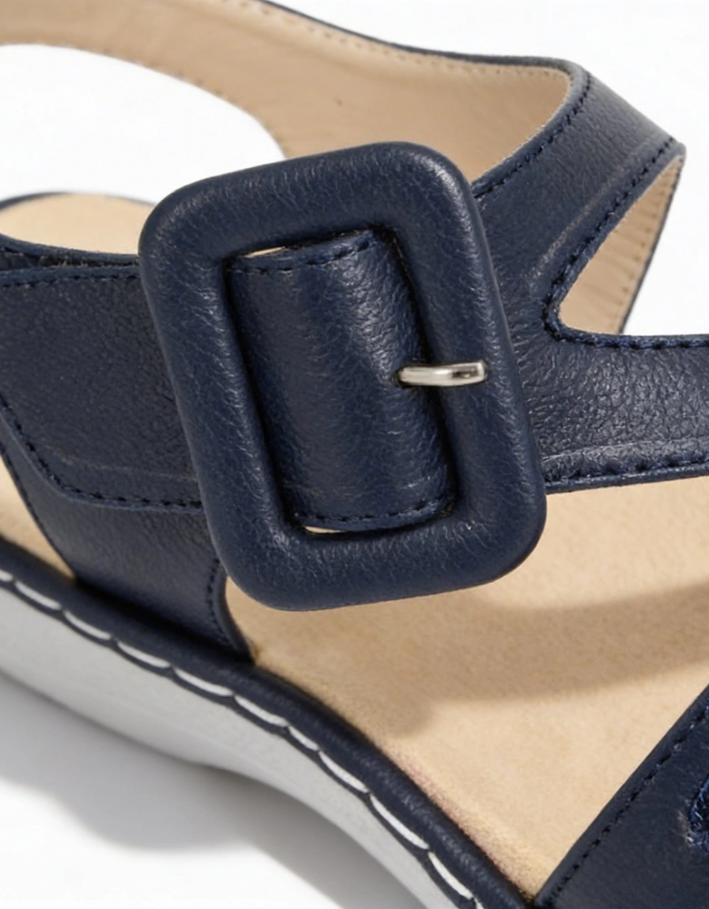 Cipriata CIRETTA Womens Cross Strap Sandals Navy