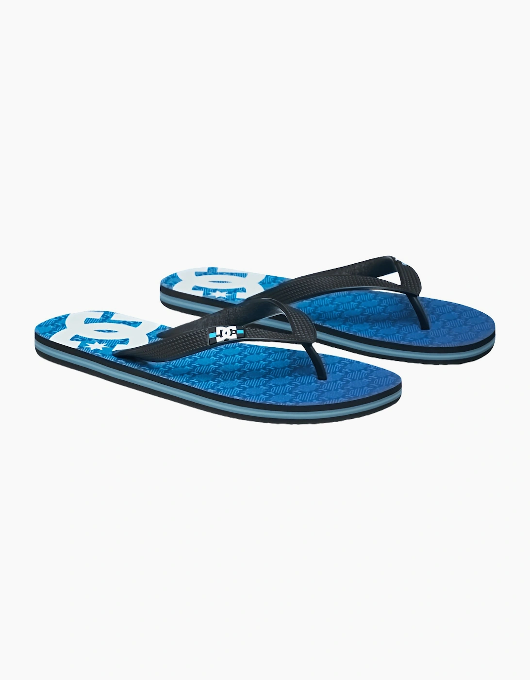 DC Shoes Spray Graffik Flip Flops - Black/Gunmetal, 2 of 1