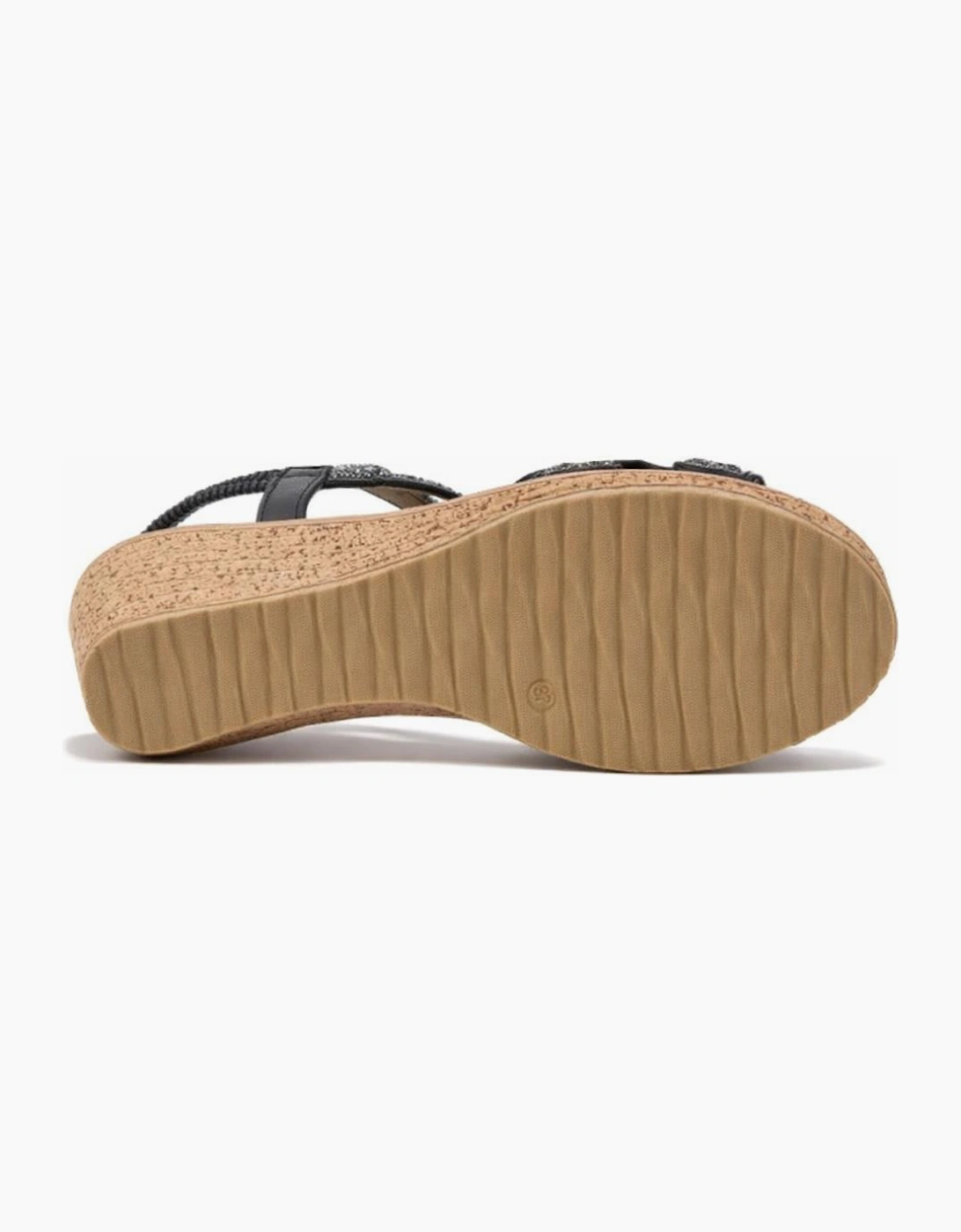 Cipriata ORA Womens Slingback Sandals Black