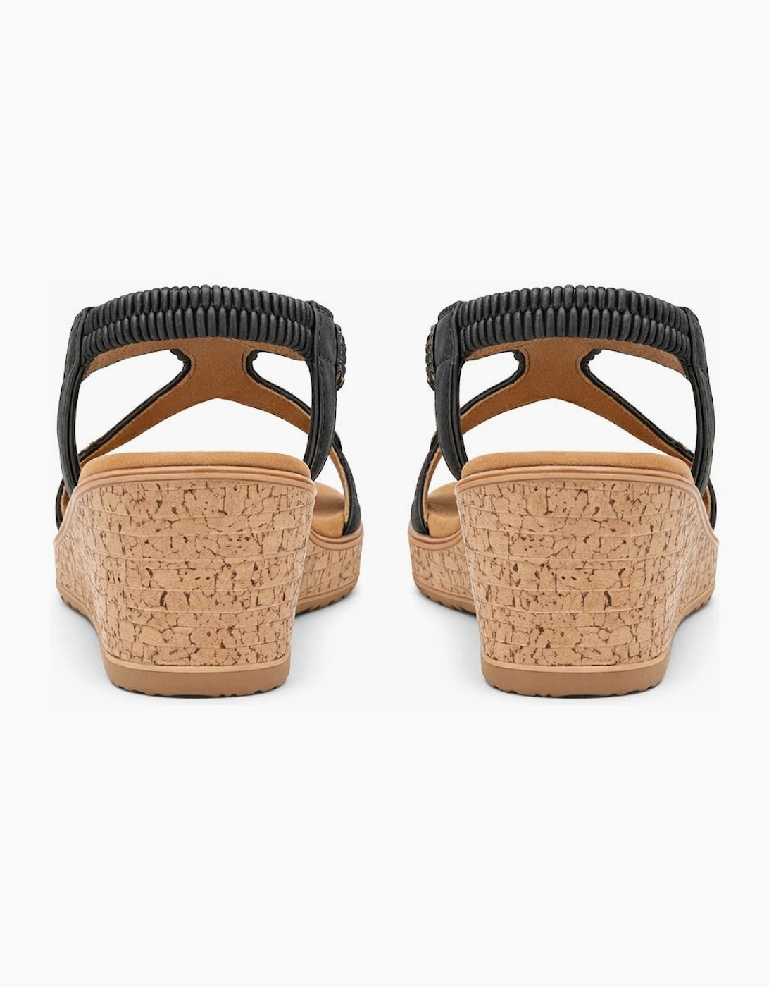 Cipriata ORA Womens Slingback Sandals Black