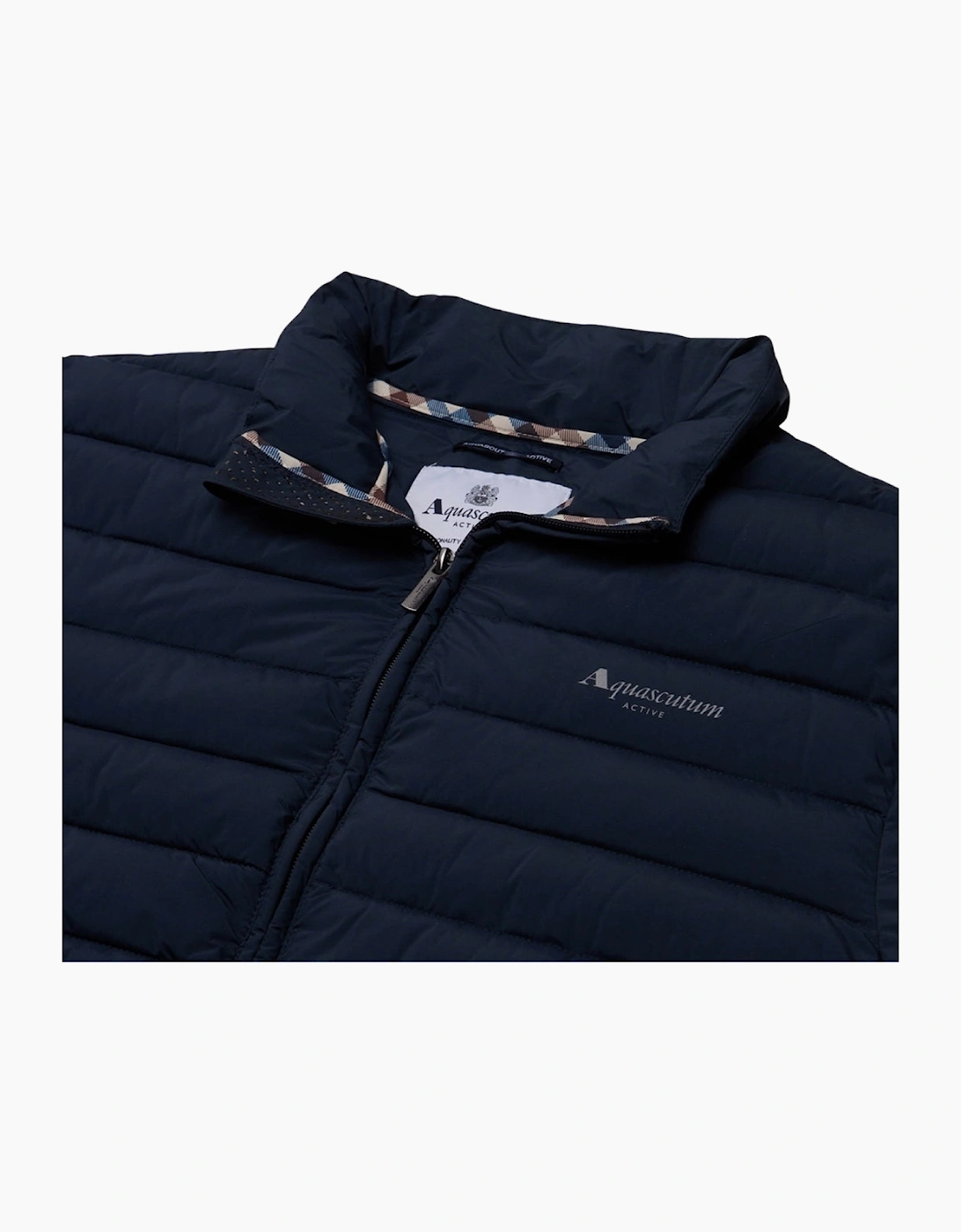 Aquascutum Active Rlg Active Mockneck 100Gr Navy Blue Jacket