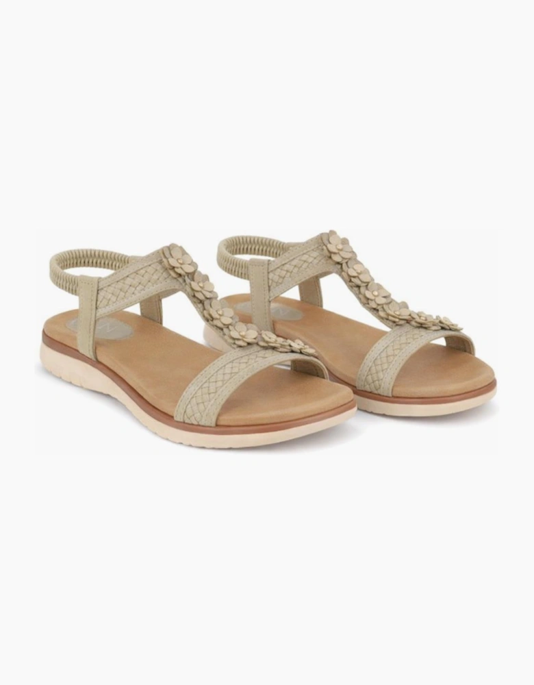 Cipriata LIANA Womens Slingback Sandals Beige