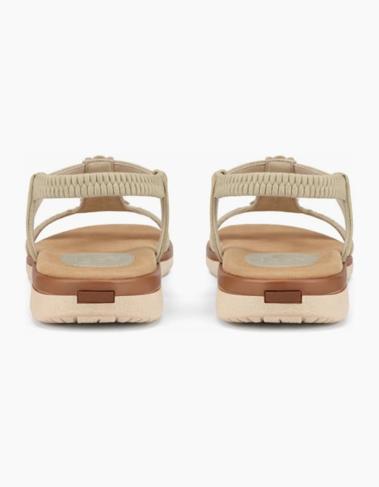 Cipriata LIANA Womens Slingback Sandals Beige