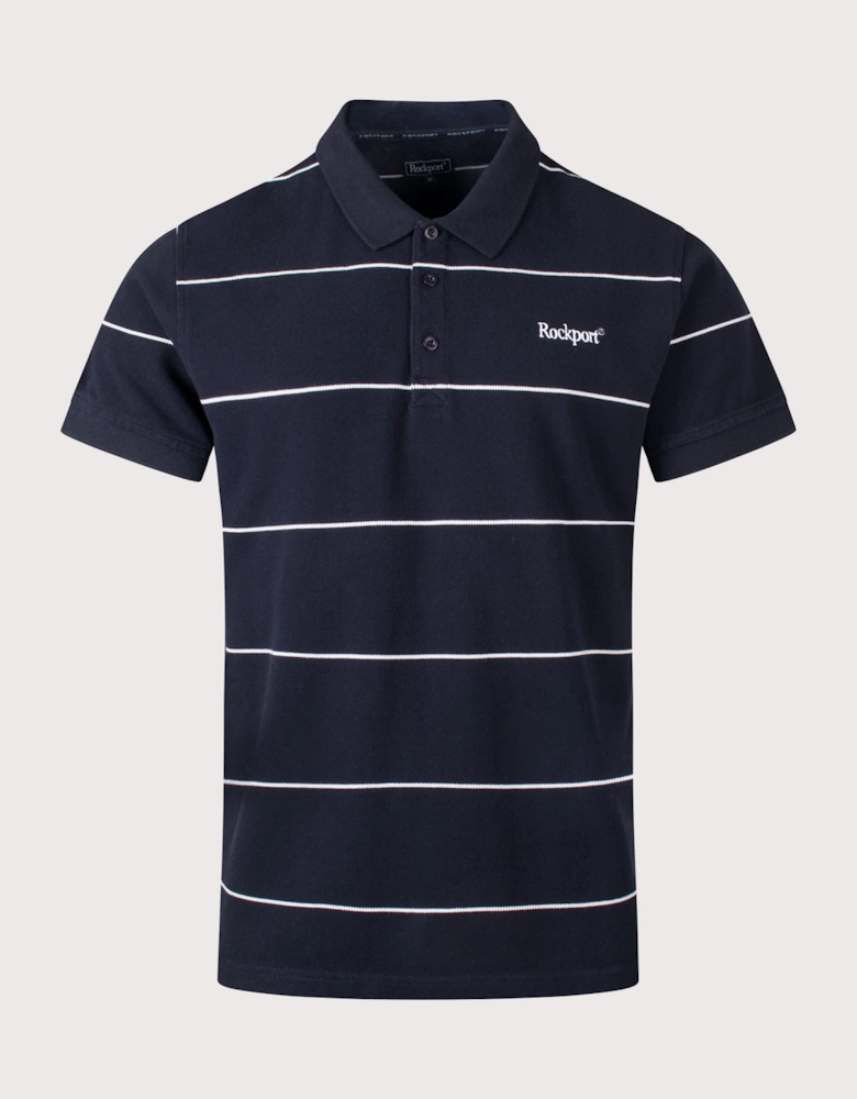 Relaxed Fit Katz Stripe Polo Shirt