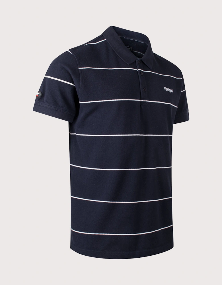 Relaxed Fit Katz Stripe Polo Shirt
