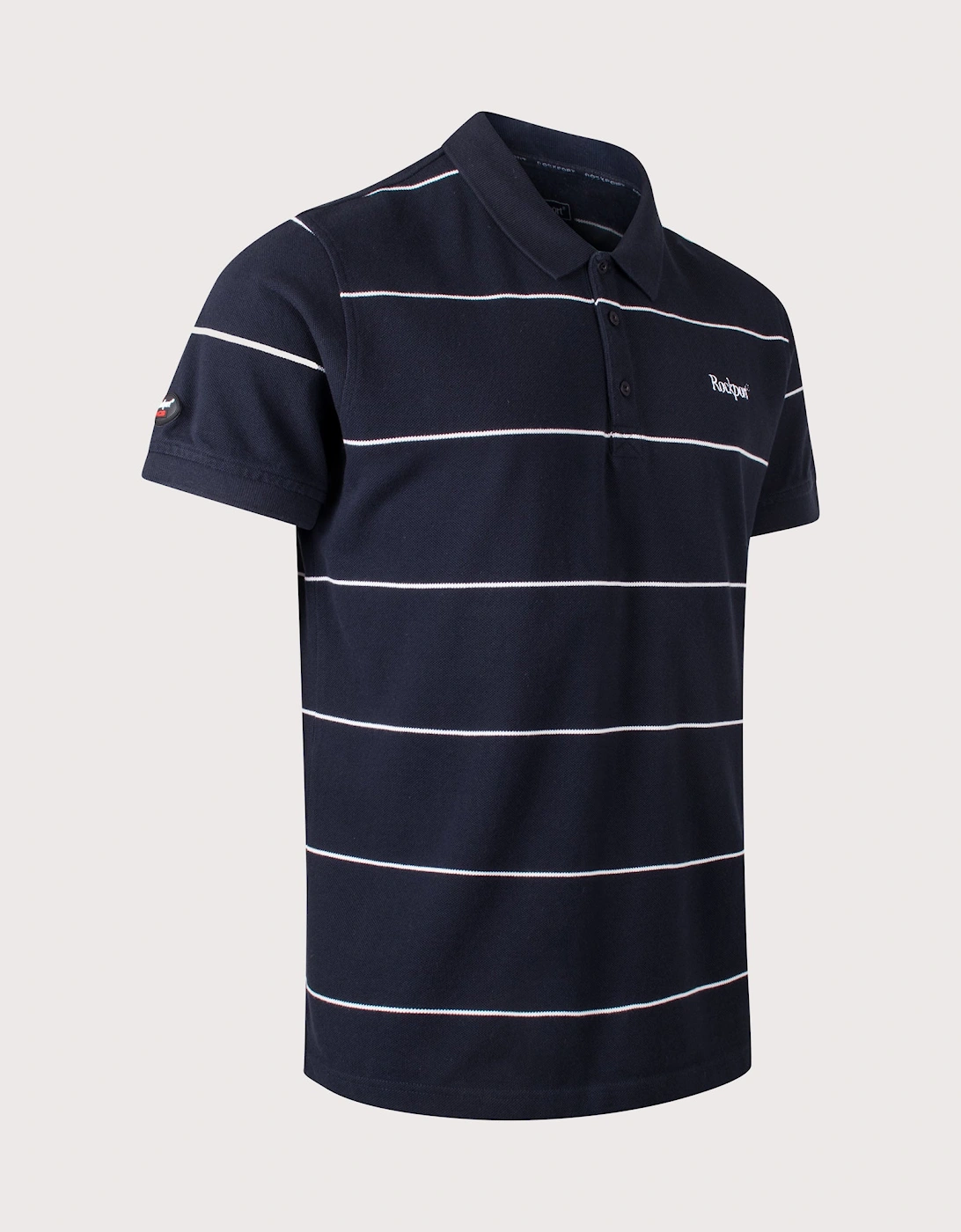 Relaxed Fit Katz Stripe Polo Shirt