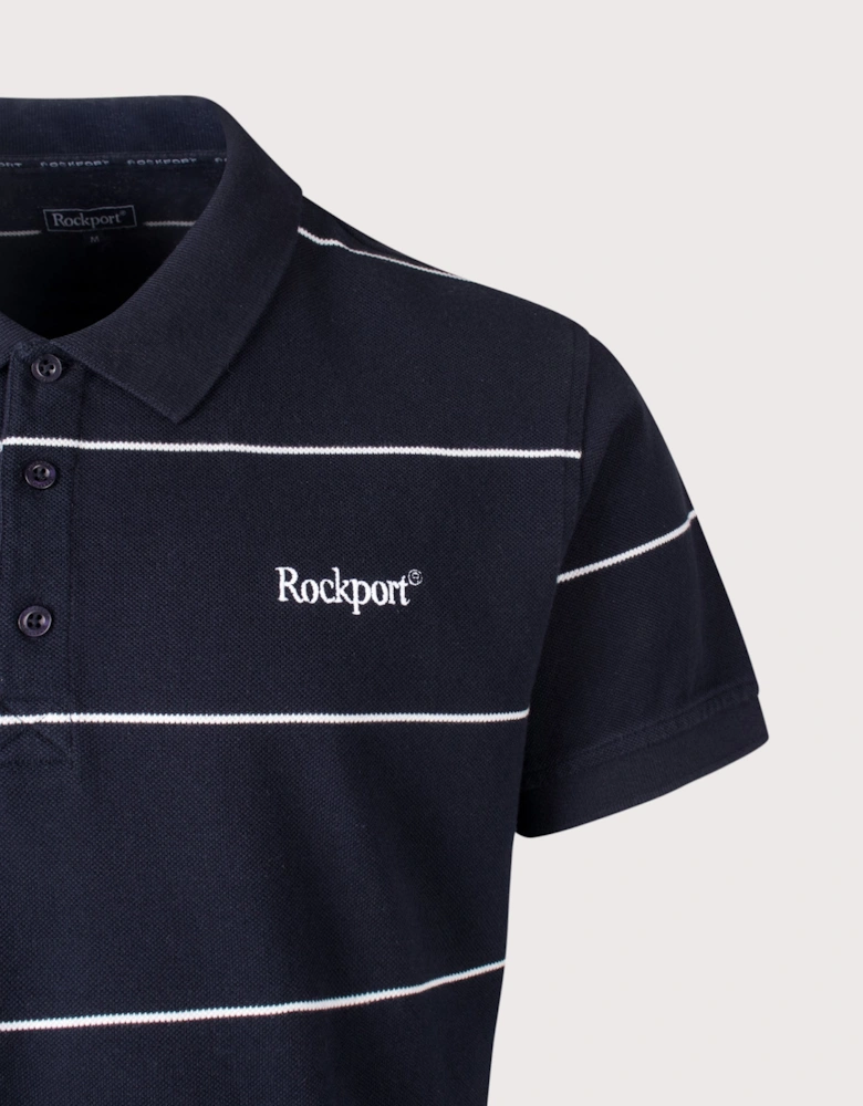Relaxed Fit Katz Stripe Polo Shirt