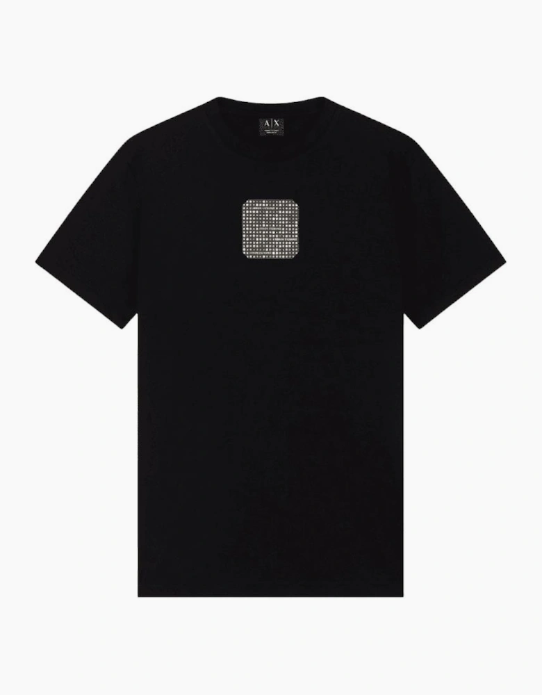 Regular Fit Foil Logo Black/Gold T-Shirt