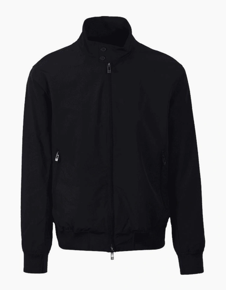 Soft Shell Navy Harrington Jacket