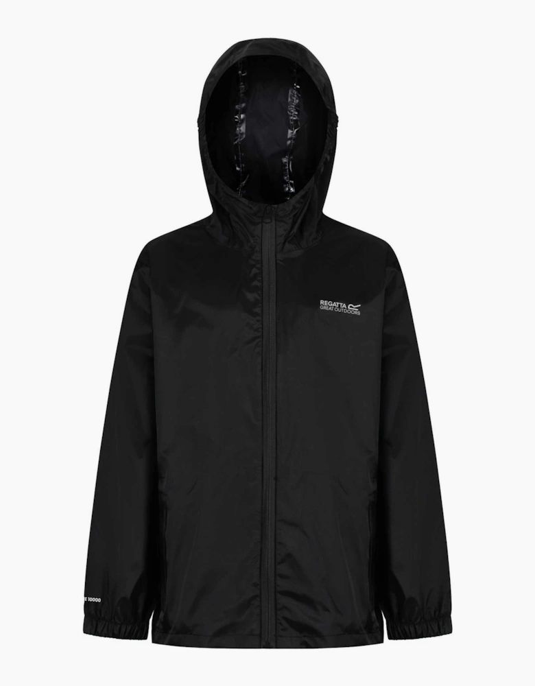 Regatta Great Outdoors Childrens/Kids Pack It Jacket III Waterproof Packaway Black