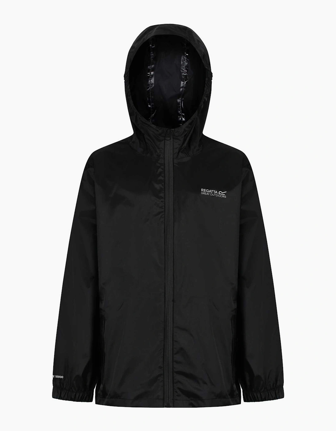 Regatta Great Outdoors Childrens/Kids Pack It Jacket III Waterproof Packaway Black, 6 of 5