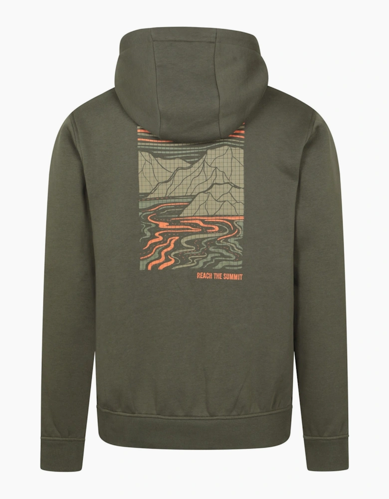 Mountain Warehouse Mens Reach The Summit Grid Hoodie