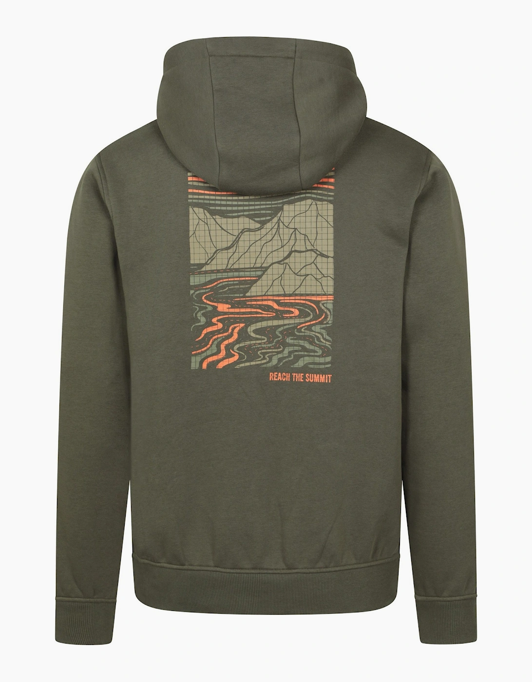 Mountain Warehouse Mens Reach The Summit Grid Hoodie