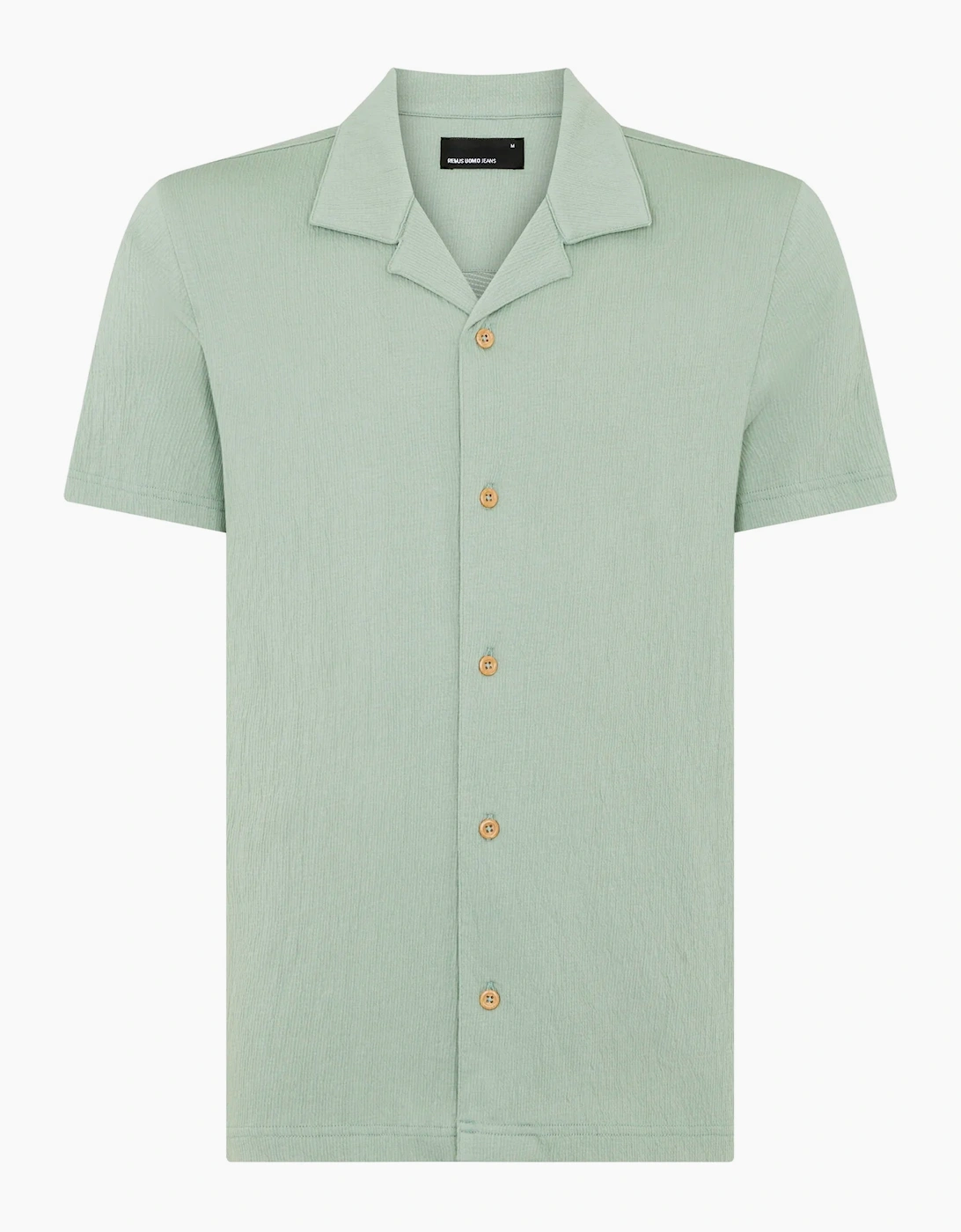 Remus Uomo Cuban collar shirt Iceberg Green