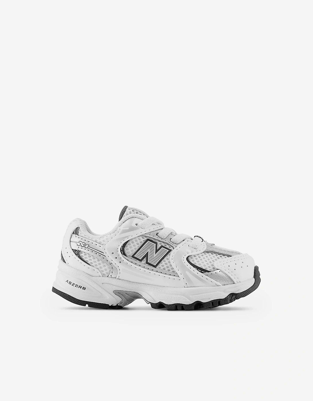 New Balance Kids 530 Bungee Lace Trainers in White