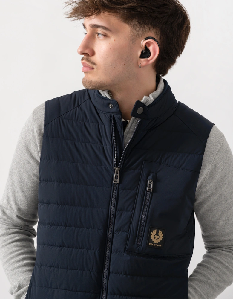 Belstaff Chassis Mens Gilet - Dark Ink