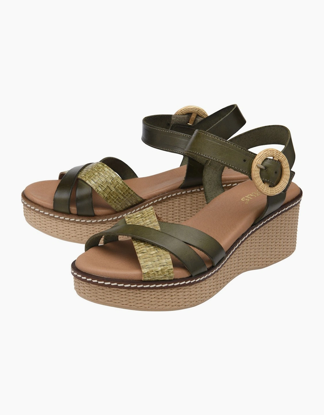 Amalia Womens Wedge Sandals