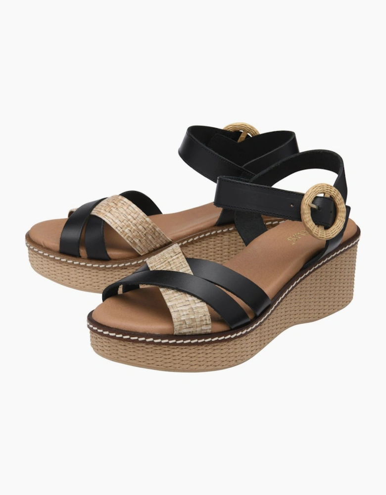 Amalia Womens Wedge Sandals