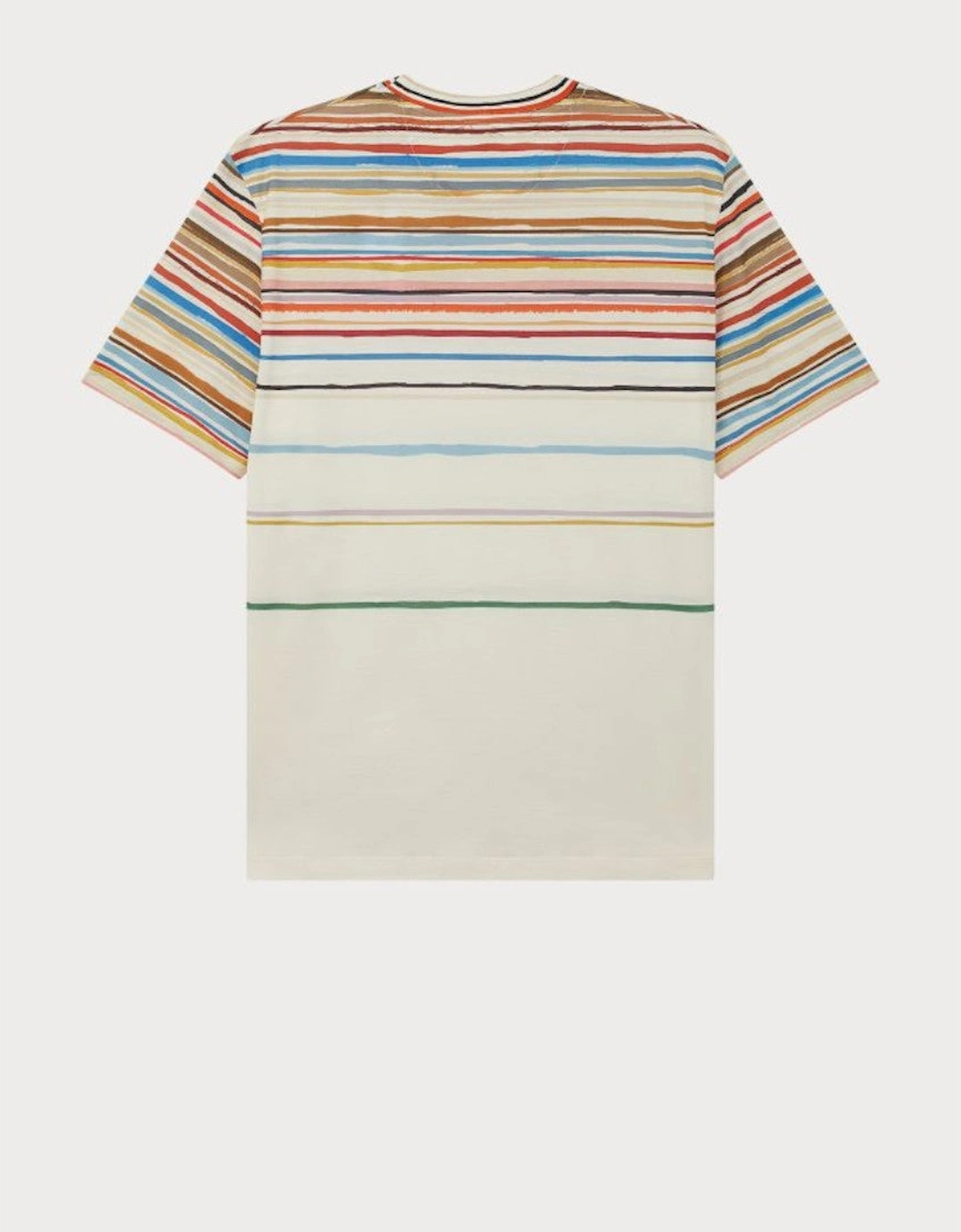 Paul Smith  Cairo Stripe T-Shirt 04 Ivory