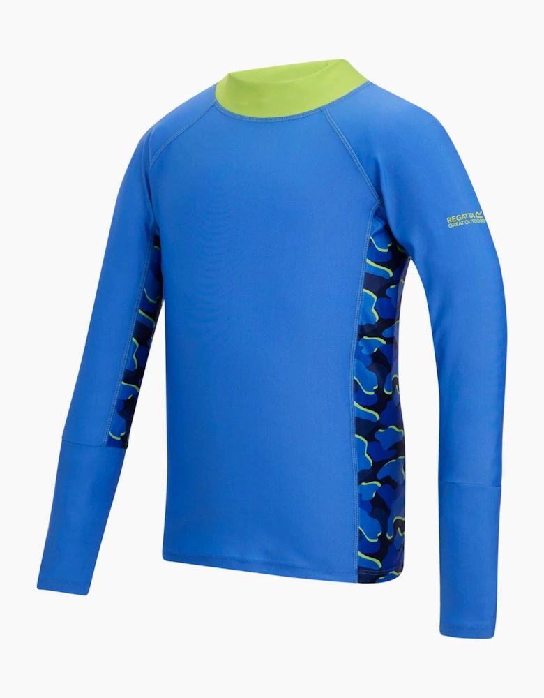 Regatta Childrens/Kids Hoku II Camo Swim Top