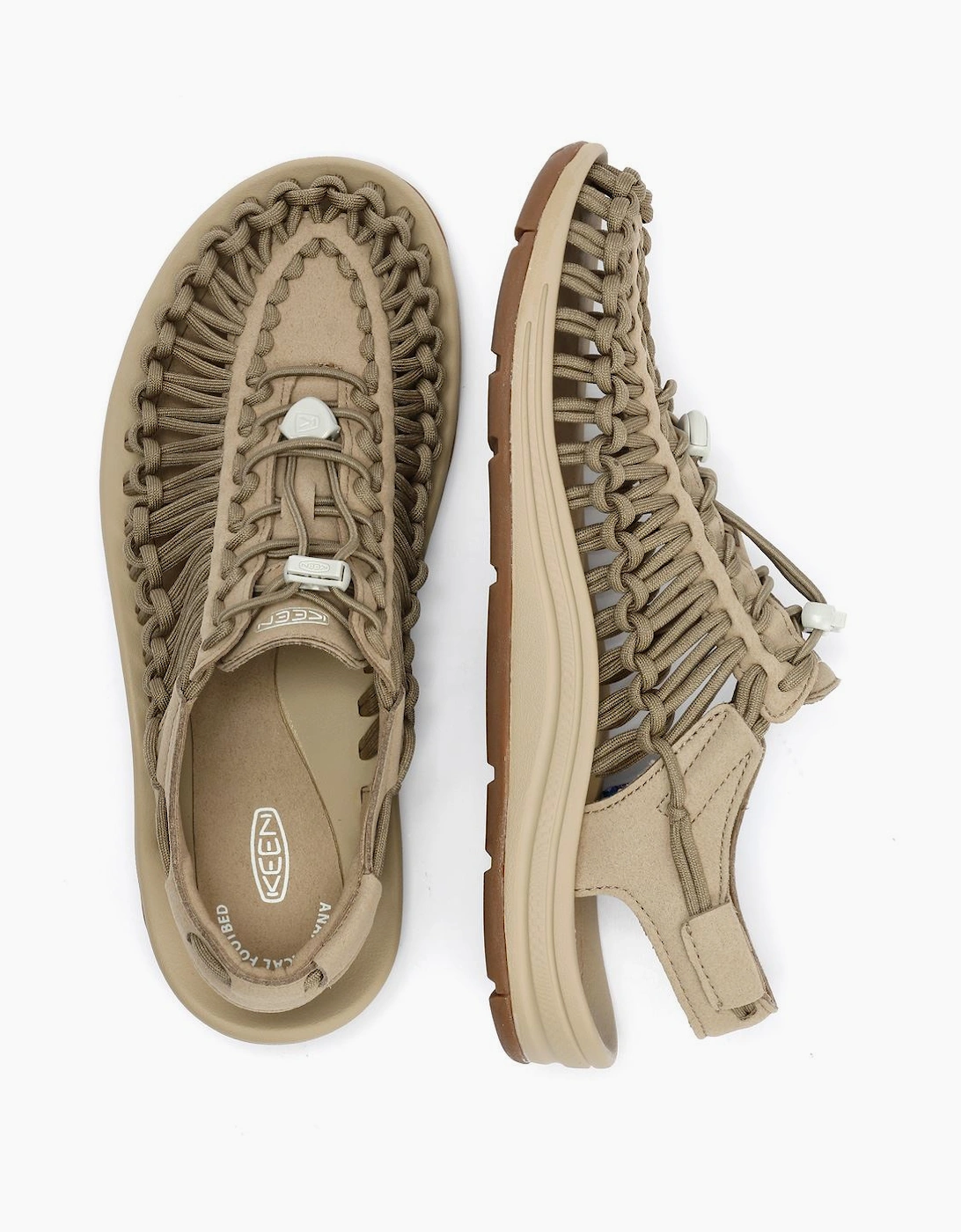 Keen Uneek Men's Timberwolf/Plaza Taupe Sandals