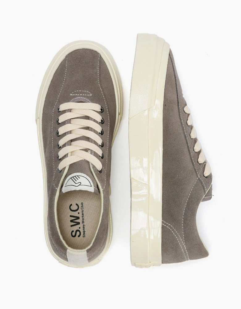 Stepney Workers Club Dellow L Suede Women's Grey Trainers