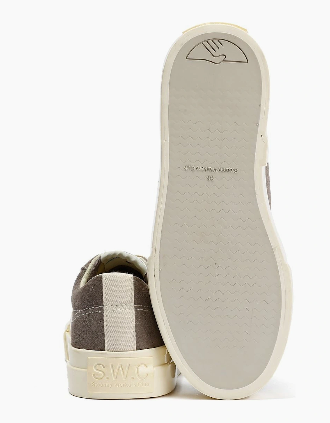 Stepney Workers Club Dellow L Suede Women's Grey Trainers