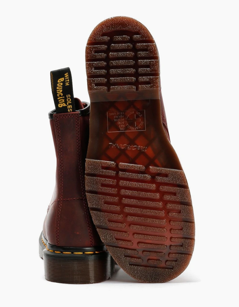 Dr. Martens 1460 Crazy Horse Leather Cherry Red Boots