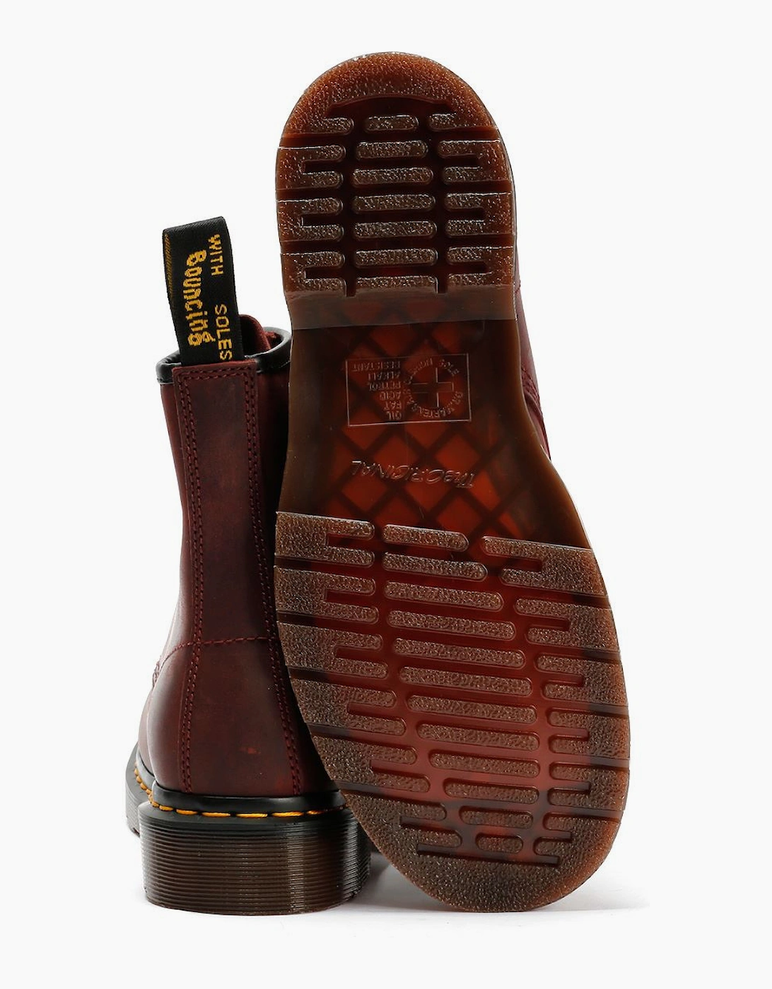 Dr. Martens 1460 Crazy Horse Leather Cherry Red Boots