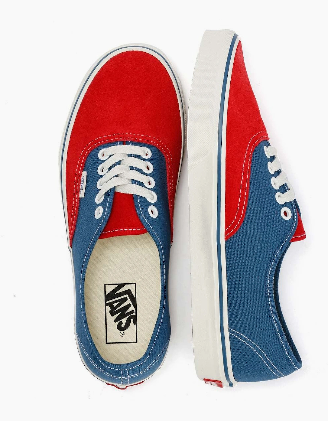 Vans Authentic Primary Racing Red Trainers