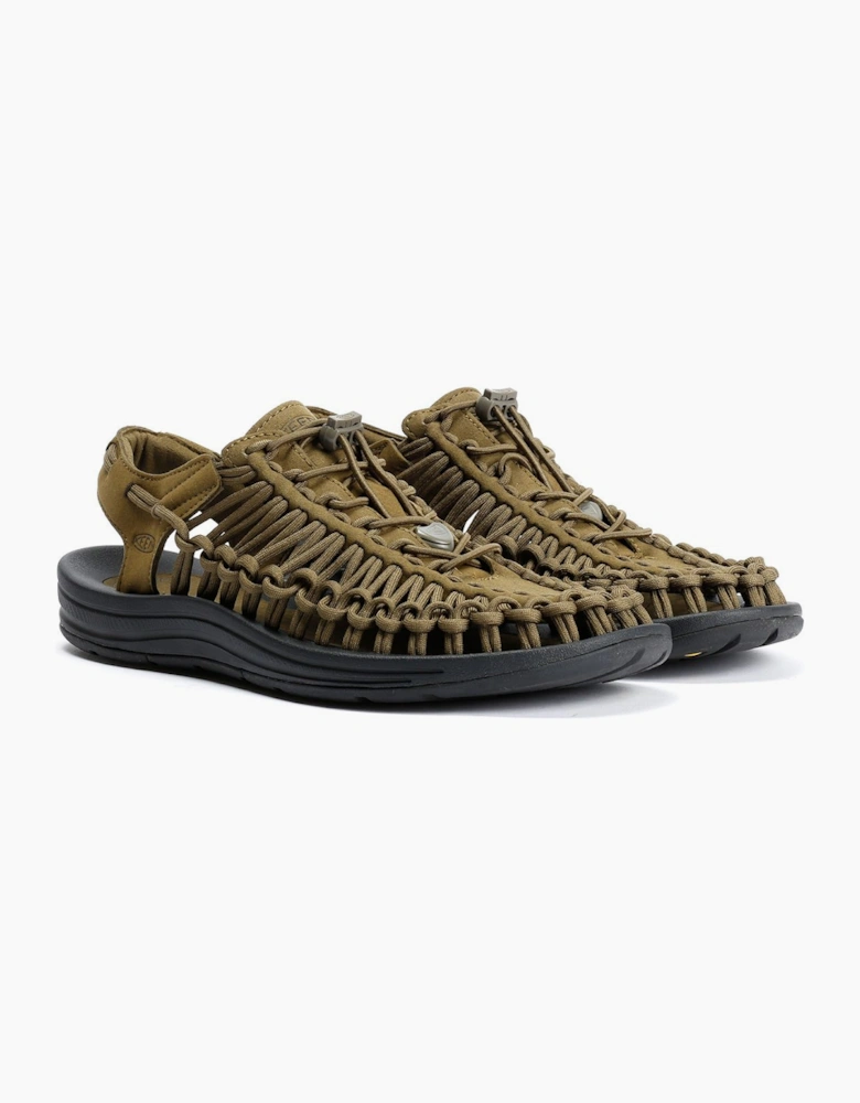 Keen Uneek Men's Dark Olive/Black Sandals