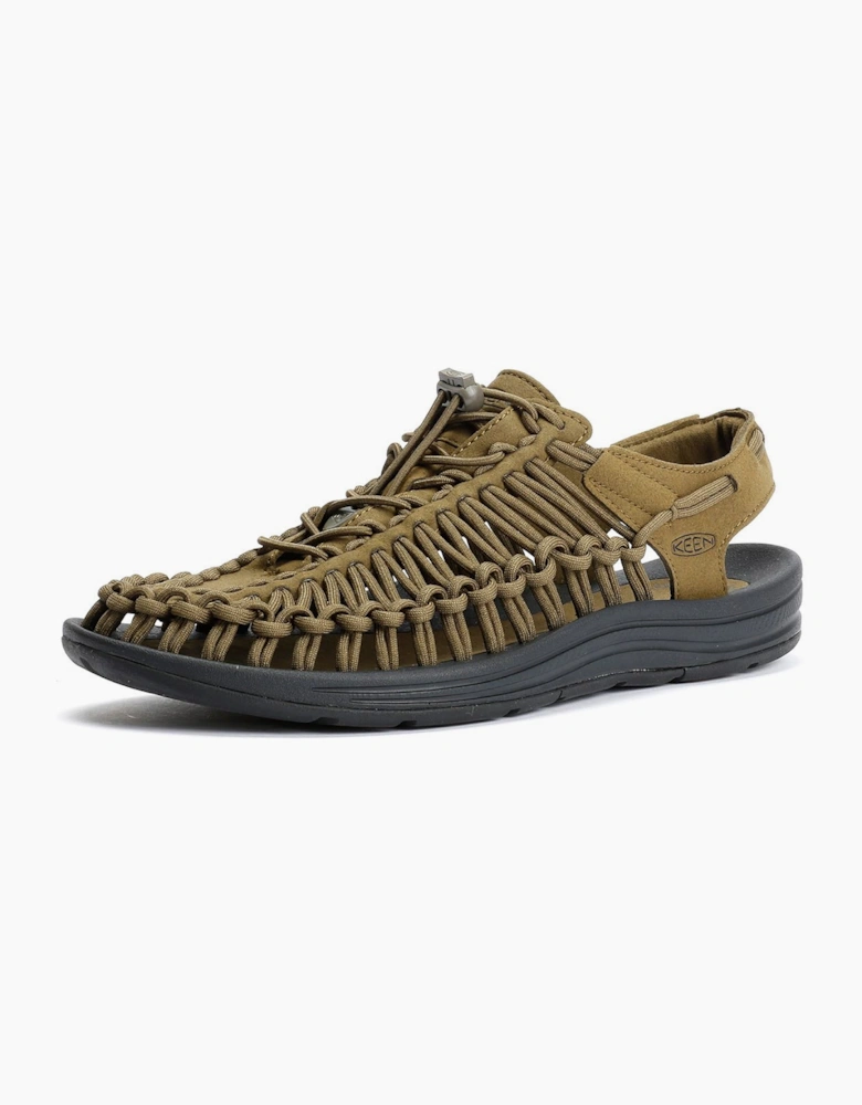 Keen Uneek Men's Dark Olive/Black Sandals